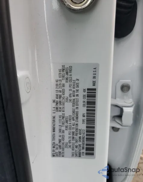 2024 Mazda Cx-50 Premium Plus из США, поврежденный, VIN 7MMVABEM6RN214372